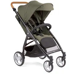 Gesslein Buggy , Olivgrün , Textil , 60x106x100 cm , Feststellbremse, Fußstütze abklappbar, Federung, 5-Punkte-Gurt, Griff in Lederoptik, Transportsicherung, abnehmbarer Schutzbügel , Baby on Tour, Kinderwagen, Buggys