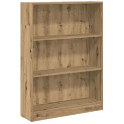 vidaXL Bücherregal Bücherregal Artisan-Eiche 80x24x109 cm Holzwerkstoff, 1-tlg.