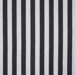 BAUMWOLLSTOFF Meterware schwarz-weiß gestreift, 150 cm