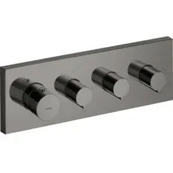 hansgrohe Fertigmontageset Axor Starck UP-Thermostat, eck., 3 Verbr., pol. bla vc