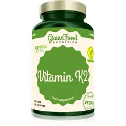 GreenFood Nutrition Vitamin K2 Kapseln zur Unterstützung der Gesundheit von Knochen und Gelenken 88 g