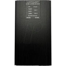 LC-M2-C-NVME2X2R - Externes 2x M.2 NVMe SSD RAID Gehäuse, USB 3.2