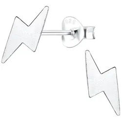 Order & Smile Schmuck Paar Ohrstecker Blitz Ohrstecker Ohrringe Silber 925 silberfarben