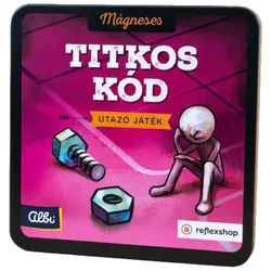 Magnetisches Logik-Reisespiel mit geheimem Code - auf Ungarisch