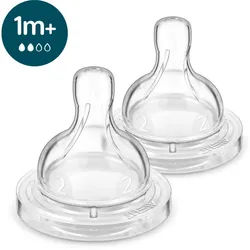 Philips Avent Anti-colic SCY762/02 Trinksauger Anti-Colic 1 m+ Slow Flow 2 St.