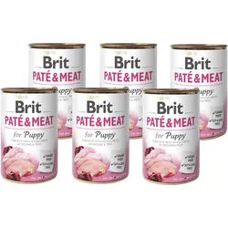 BRIT PATE & MEAT PUPPY 6 x 400g