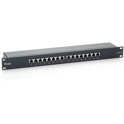 Equip Patch Panel - CAT 6e - STP - Schwarz - 1U - 48.3 cm (19")