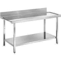 EURAST - Ein- und ausgangstisch dome glatt und wandmontage - 1100x750x850 mm - 16711EMS