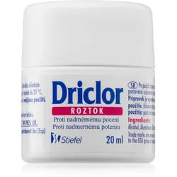 Driclor Solution Antitranspirant-Deoroller gegen übermäßiges Schwitzen 20 ml