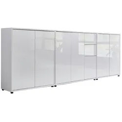 Sideboard Mailand Set 6 Weiß