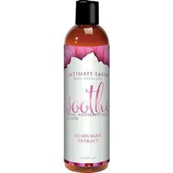 Intimate Earth Analgleitgel Soothe (mit Guavenrinde), Flasche mit 120ml, 1-tlg., veganes und biologisches Anal-Gleitgel - anti-bakteriell