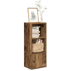 vidaXL Bücherregal NA Bücherregal Altholz-Optik 31x24x77 cm Spanplatte braun