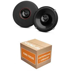 JUST SOUND best choice for caraudio Lautsprecher Boxen Einbauset JBL Club3 64 Ford Focus 99 Auto-Lautsprecher (60 W) schwarz