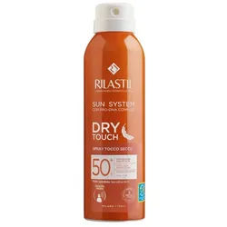 Rilastil Körperpflegemittel SUN SYSTEM Sonnenschutz SPF50+ für trockene Berührung, 200 ml