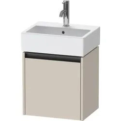 Duravit Ketho.2 Waschtischunterbau wandhängend Taupe Matt 434x338x440 mm - K25070R91910000 K25070R91910000