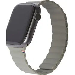 DECODED Smartwatch-Armband "Silikon Magnetic Traction Strap Lite", grün (olive), Smartwatch, Uhrenarmbänder