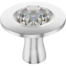 Staub Knauf mit Kristall von Swarovski, Edelstahl