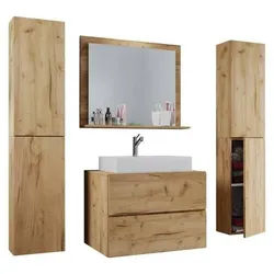 Badezimmer Lendas 5-tlg. ca. 147 cm Honigeiche