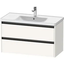 Duravit Ketho.2 Waschtischunterbau wandhängend Weiß Supermatt 984x455x549 mm - K25284084840000 K25284084840000