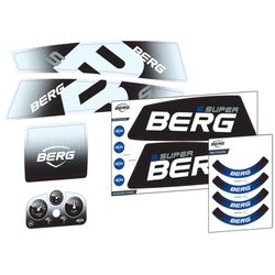 BERG Gokart Ersatzteil XL/XXL Rahmen - Aufkleber-Set B.Super Blue