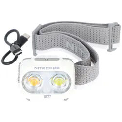 Nitecore UT27 V2 Titan White Stirnlampe, Dual Power, 800 Lumen, ultraleicht, 160 Meter Leuchtweite