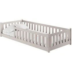 Kids Collective Bodenbett 90x190 cm in Kaschmir mit Matratze , Holz , 90x190 cm , Babymöbel & Kindermöbel, Kinderzimmer & Jugendzimmer, Kinderbetten