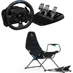 Logitech G G923 + Logitech Playseat Challenge X, für Xbox X, S, Xbox One Gaming-Controller schwarz