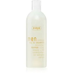 Ziaja Men Duschgel für Haare und Körper für Herren Mountain Pepper 400 ml