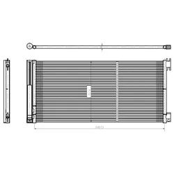 NRF Klimakondensator für Renault Trafic III Vauxhall Vivaro B Opel Fiat Talento Nissan Nv300 350429