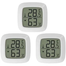FELIXLEO 3 Mini Digital Hygrometer Thermometer für Gewächshaus Außenwetterstation