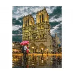 Die Kathedrale „Notre-Dame in Paris“ Malen nach Zahlen