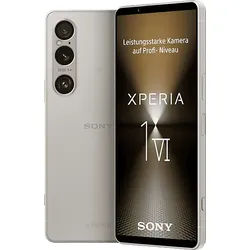 SONY XPERIA 1 VI 256 GB Platin-Silber Dual SIM