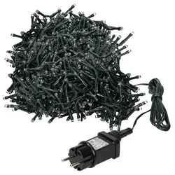 ECD-Germany Lichterkette , Grün , Kunststoff , LED integrated , 360 cm , Lampen & Leuchten, Innenbeleuchtung, Dekoleuchten, Lichterketten