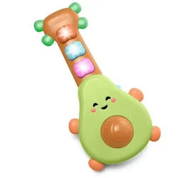 Skip Hop Spielzeug-Musikinstrument Rock-A-Mole Avocado Gitarre bunt