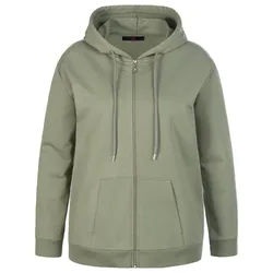 Le gilet sweat à capuche Emilia Lay vert