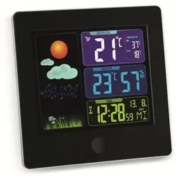 TFA Funk-Wetterstation mit Farbdisplay 35.1133.01 Sun, schwarz