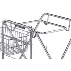 Floorstar Halterahmen, verchromt, für X-Wagen, 120 l