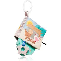 BabyOno Have Fun Sensory Book Kontrast-Lernbuch mit Beißring Farm 1 St.