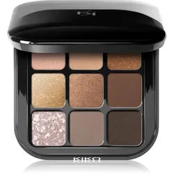 KIKO Milano Glamour Multi Finish Lidschattenpalette Farbton 01 Earth Tones 2.5 g