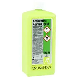 Antiseptica Flächendesinfektion Kombi Liquid, gebrauchsfertig, Alkoholische Lösung zur gezielten Schnelldesinfektion, 1 Liter - Flasche