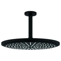 GROHE Kopfbrauseset Rainshower Cosmopolitan 310, 26067 Deckenausl. 142mm 8l phantom black, 26067KF0 26067KF0