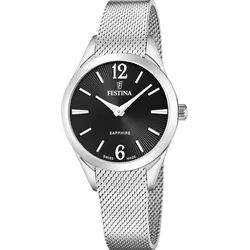 Festina Quarz Damen Grace F20076/5 - schwarz,silber - 32.0mm