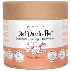 puremetics Pflege Peeling-MaskenDusch-Fluff Mandelmilch 250 g