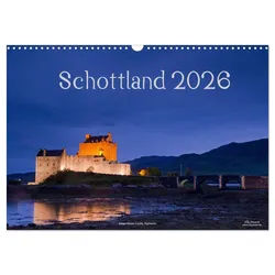 CALVENDO Wandkalender Schottland (Wandkalender 2026 DIN A3 quer), CALVENDO Monatskalender 42.0 cm x 1 cm x 29.7 cm
