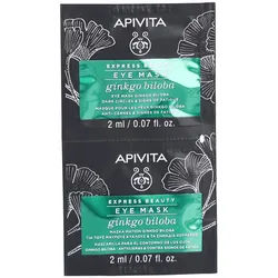 Apivita Express Beauty Ginkgo Biloba Augenkonturen-Maske für Augenringe & Ermüdungserscheinungen