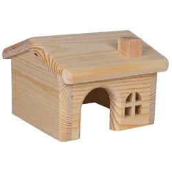 TRIXIE Nagerhaus Holzhaus aus Kiefernholz