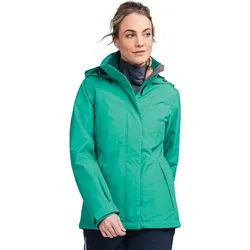 Schöffel Winterjacke 3in1 Partinello (wasser- und winddicht + Fleecejacke) grün Damen grün S (36)