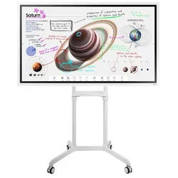 Samsung Flip Pro WM65B Flipchart 165 cm 65 Zoll inkl. conecto SA-CCART-80W Rollwagen rotierbar