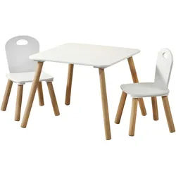 Kesper Kindersitzgruppe , Weiß , Holzwerkstoff , Fsc , Baby & Kindermöbel, Babyzimmer, Kindersessel & Kindertische