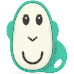 Matchstick Monkey Flat Face Teether Beißring 1 St gruen